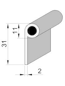 rubber-p-profiel-2x20x11