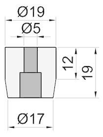 rubber-voetje-d=19-h=19